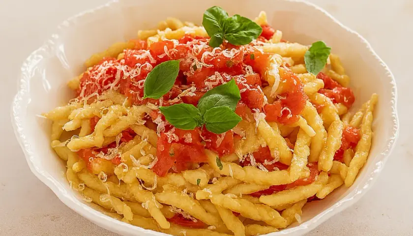 Gnocchi mit Tomaten und Basilikum, eine köstliche Idee für italienische Ricotta Rezepte.