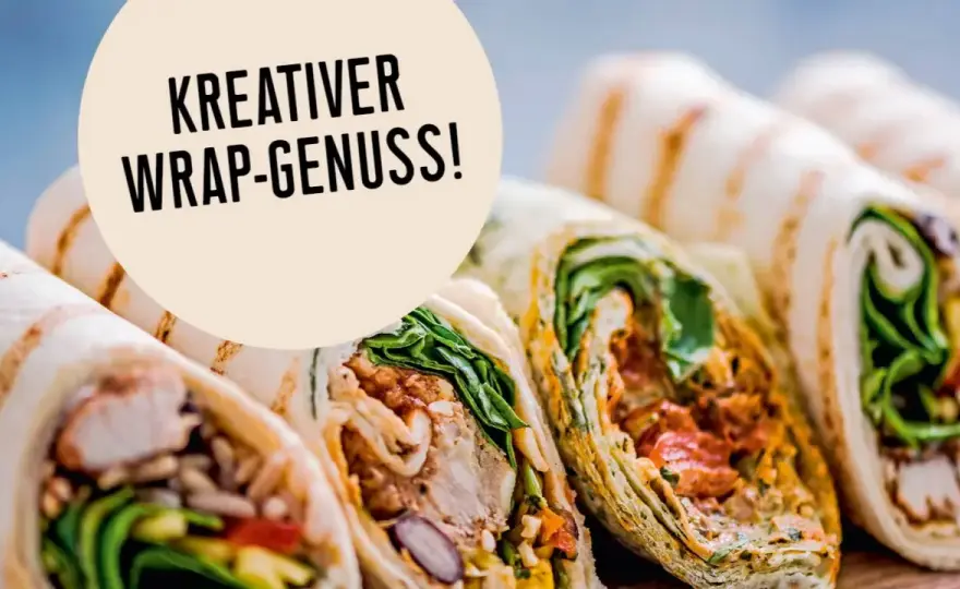 Wraps selber machen mit weichen Fladen und 4 herzhaften Füllungen