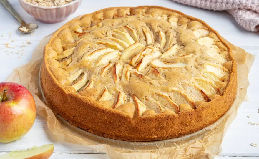 Apfelkuchen ohne Ei - saftig, locker und einfach gebacken