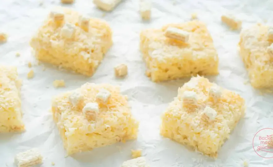 Kokos-Buttermilch-Kuchen vom Blech - saftig und einfach