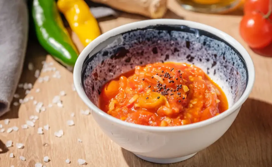 Tomaten-Chutney selber machen mit Ingwer und Chili