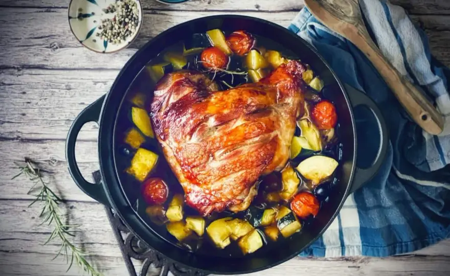 Putenkeule im Backofen - saftig garen und knusprig bräunen