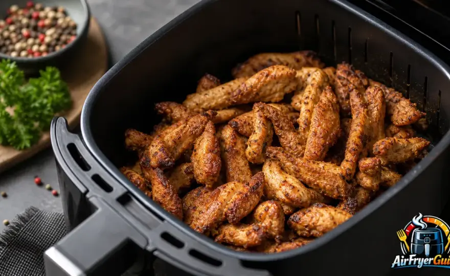 Putengeschnetzeltes im Airfryer saftig zubereiten