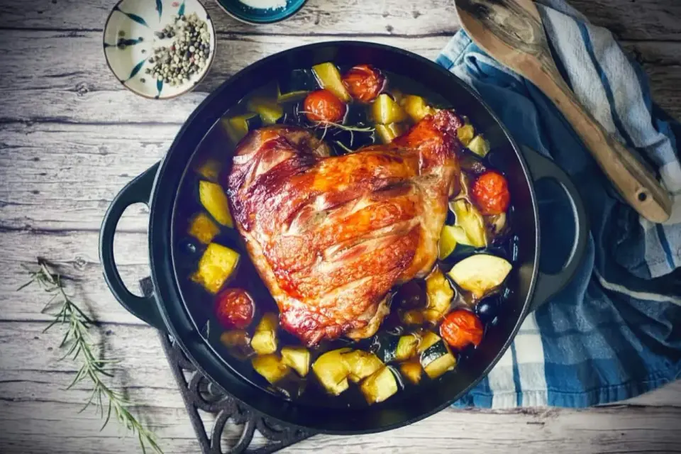 Putenkeule im Backofen - saftig garen und knusprig bräunen
